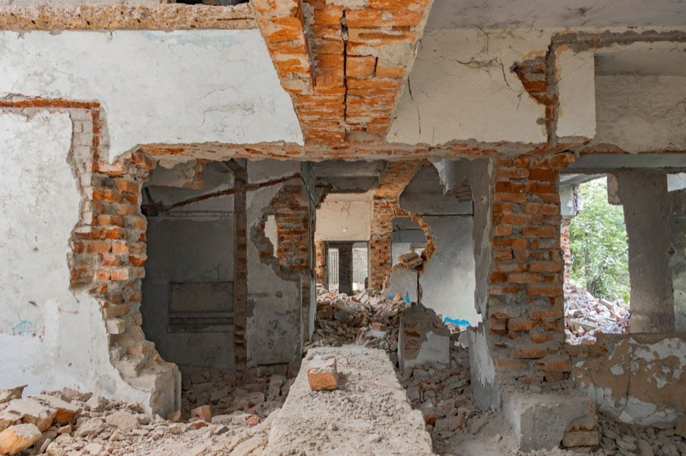 Innenabbruch einzelner Bauteile im Bestand